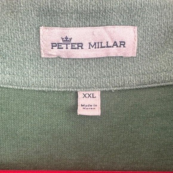 Peter Millar Men’s Seafoam Green Half-Zip Sweater - Picture 2 of 2